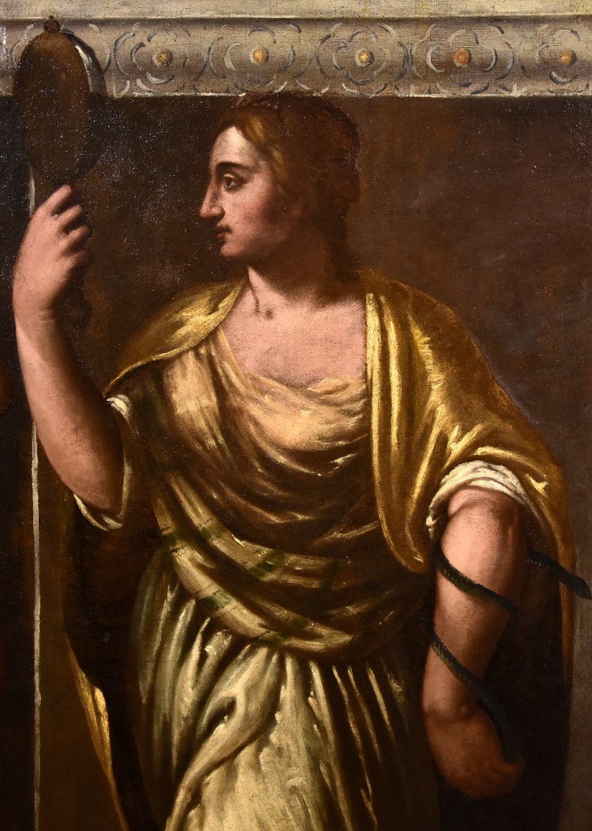 Allégorie De La Sagesse, Giacomo Stella (brescia 1545 - Rome 1630)  -photo-7