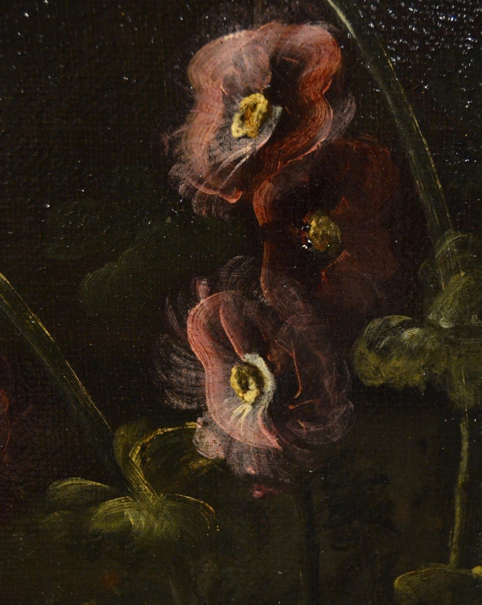 Pieter Casteels III -signé- (anvers 1684 - Richmond 1749), Nature Morte Florale-photo-7