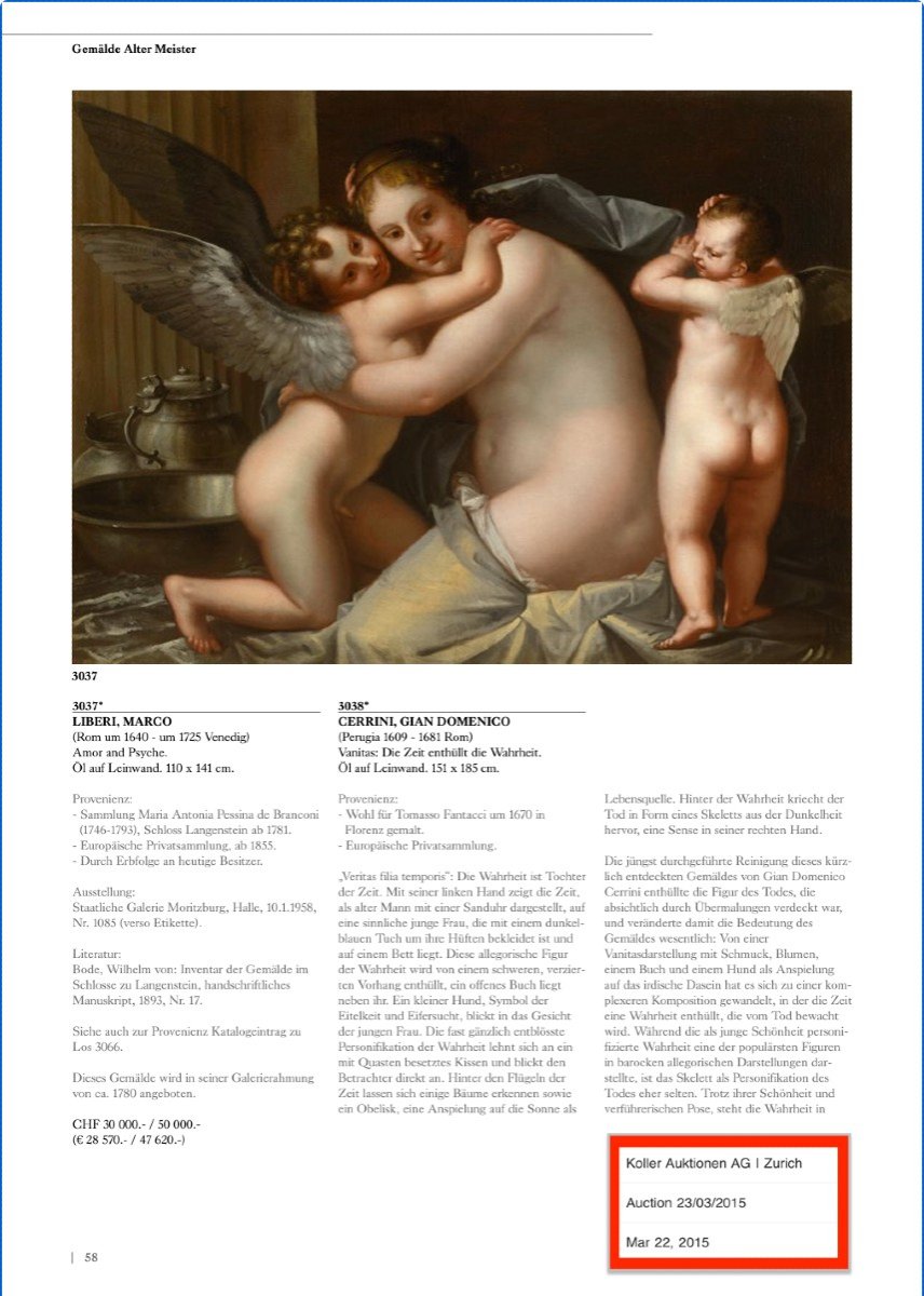 Venus With The Two Loves (eros And Anteros), Pietro Liberi (padua 1605 - Venice 1687)-photo-2