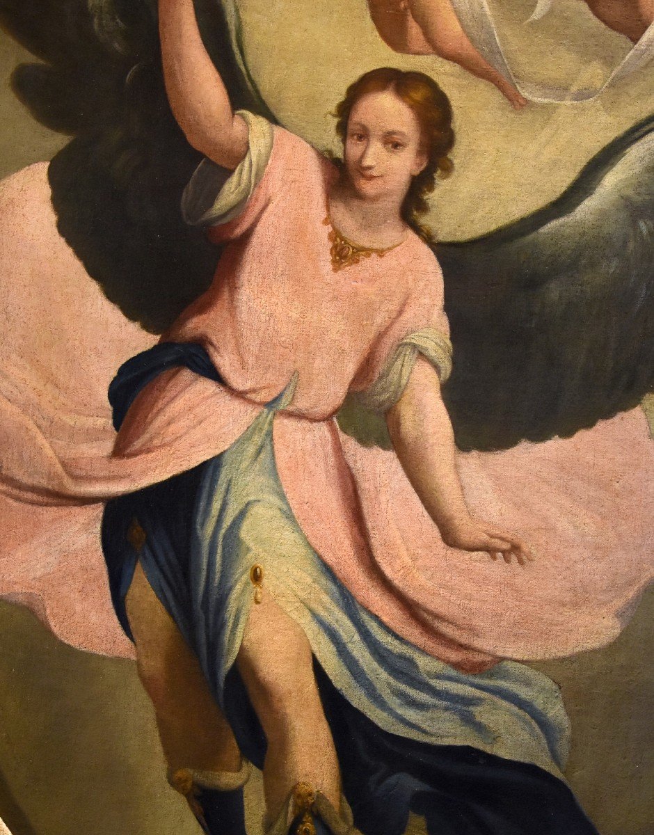 The Guardian Angel, Claudio Ridolfi (verona, C. 1570 - Corinaldo, 1644) Workshop/circle-photo-3