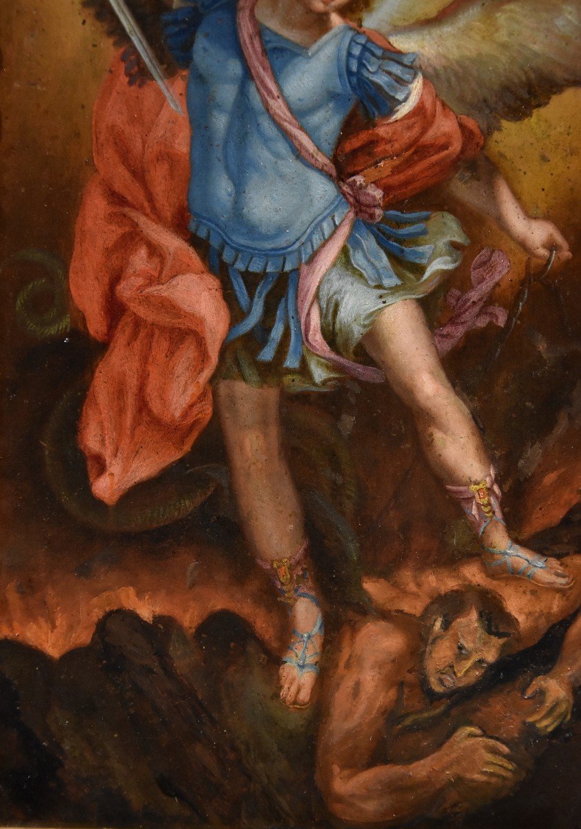 Saint Michael Archangel, From Guido Reni (bologna 1575 - 1642)-photo-4