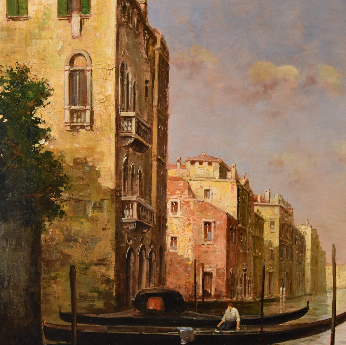 Vue De Venise Avec Le Grand Canal, Antoine Bouvard Dit Marc Aldine (L'isère 1875 - Paris 1957)-photo-4