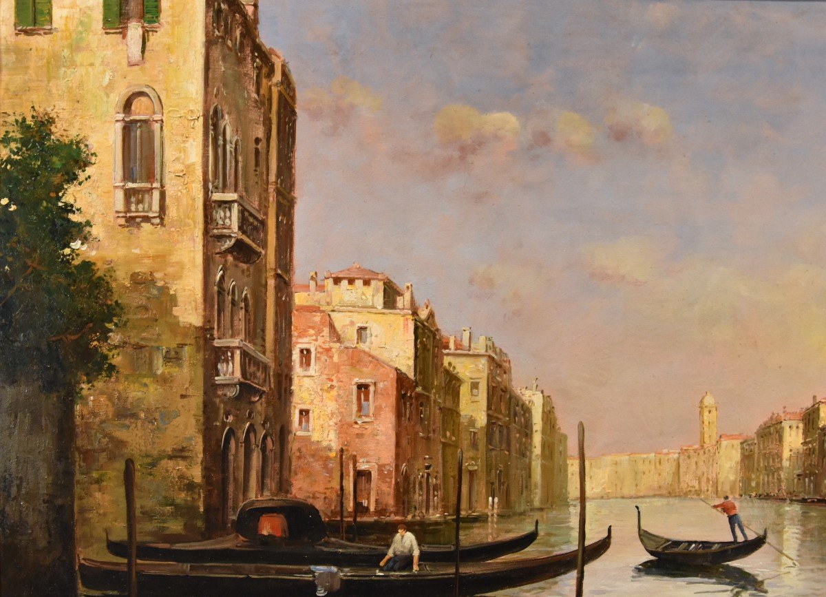 Vue De Venise Avec Le Grand Canal, Antoine Bouvard Dit Marc Aldine (L'isère 1875 - Paris 1957)-photo-5