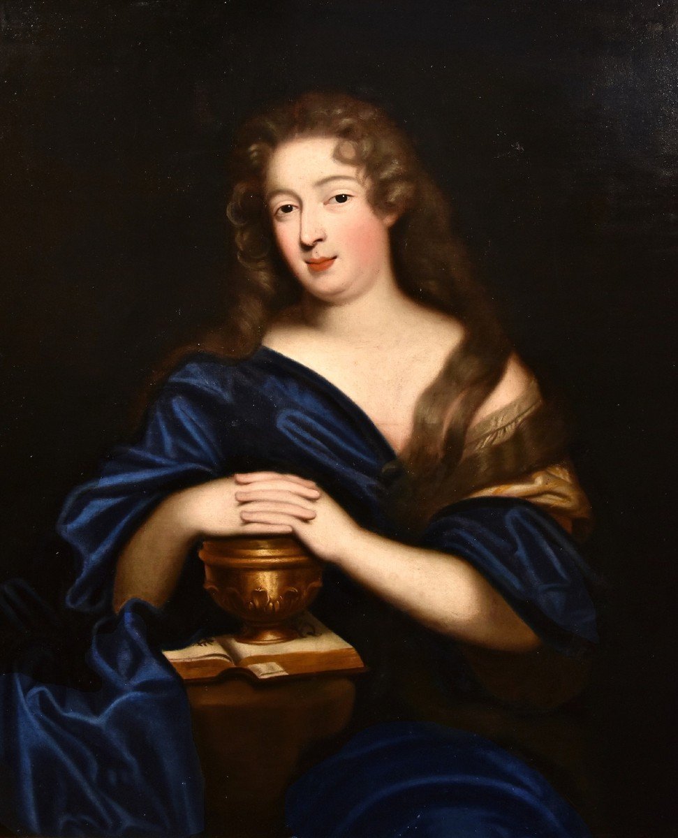 Portrait De Louise Renée Keroualle, Pierre Mignard (troyes 1612 - Paris 1695)-photo-3