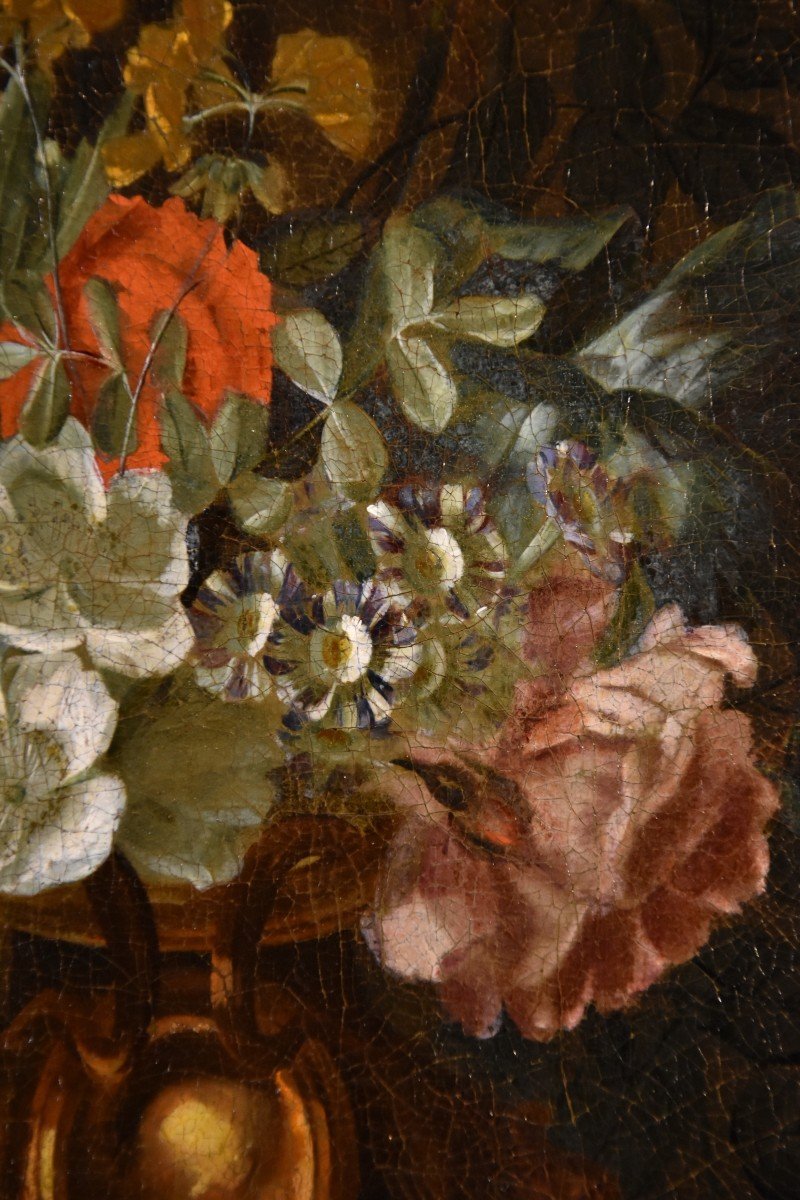 Nature Morte Aux Fleurs, Jacob Van Huysum (Amsterdam, 1687 - Londres, 1746) Attribuable-photo-5