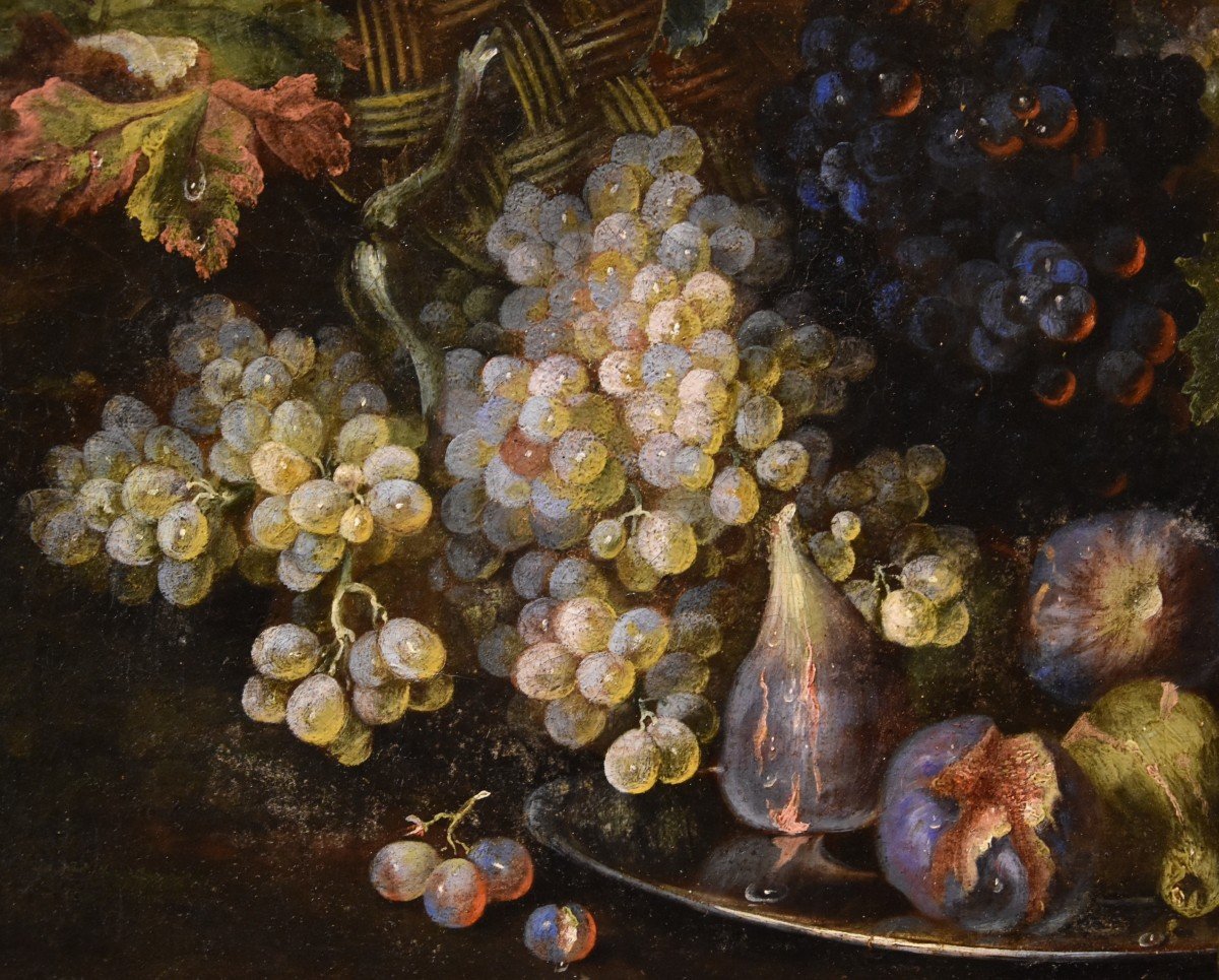 Still Life Of Fruit With Lizard, Franz Werner Von Tamm (hamburg 1658-vienna 1754) Attributed To-photo-3