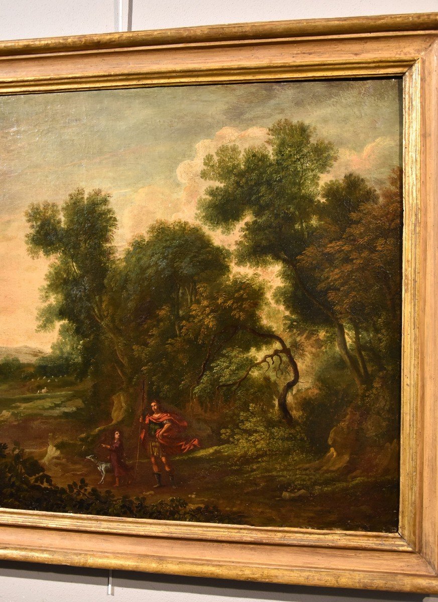 Gaspard Dughet (rome 1615 - 1675), Woodland Landscape With The Archangel Raphael And Tobiolo-photo-3