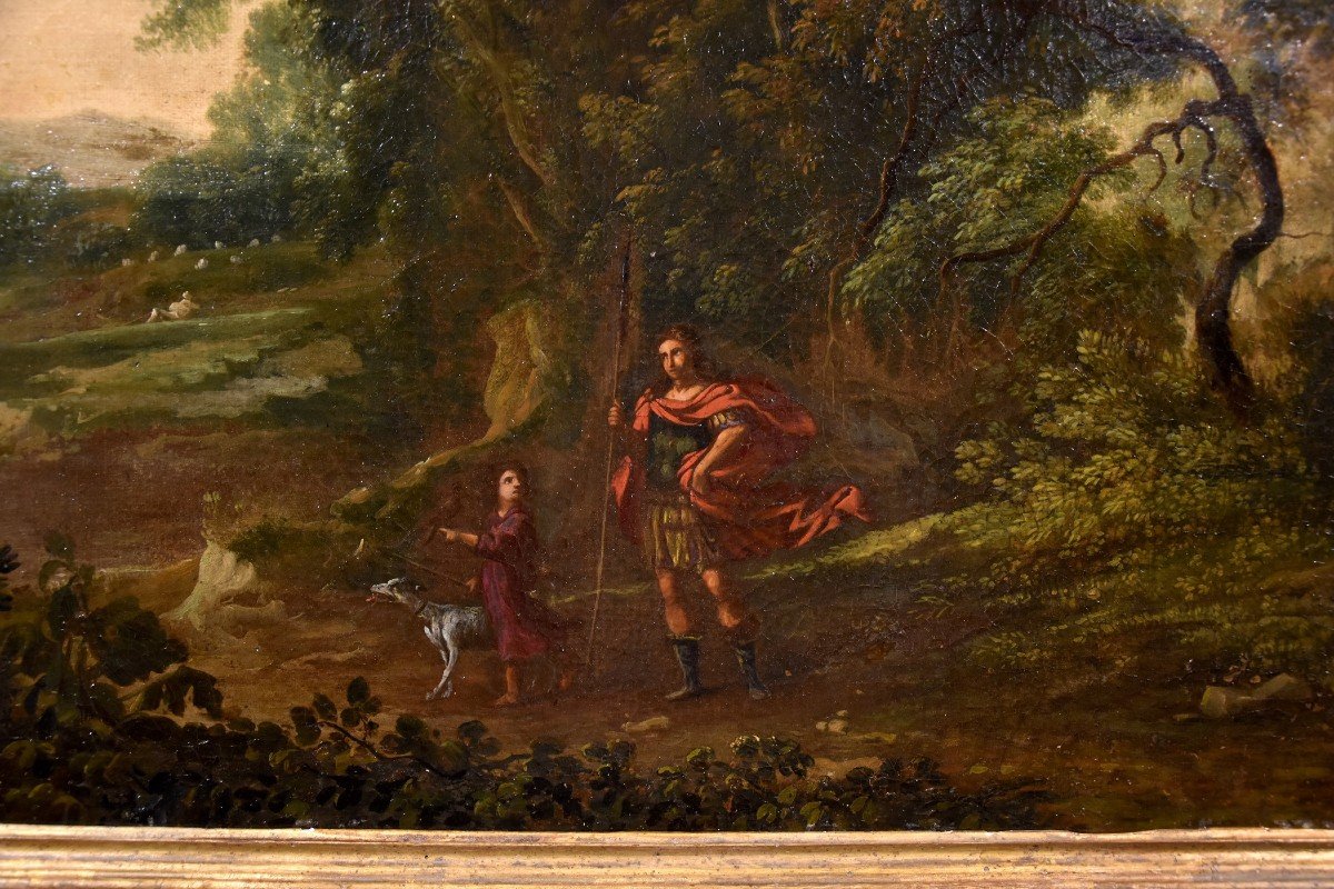 Gaspard Dughet (rome 1615 - 1675), Woodland Landscape With The Archangel Raphael And Tobiolo-photo-4