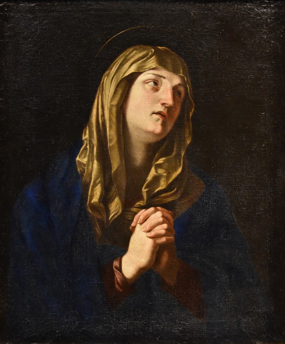 Guido Reni (Bologne, 1575 - 1642) Atelier De,  La Vierge En Prière (ou Mater Dolorosa)-photo-2