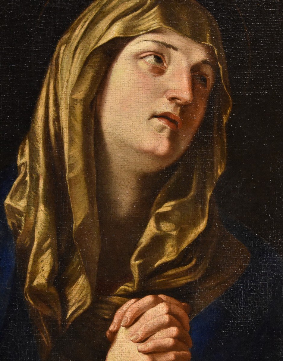 Guido Reni (Bologne, 1575 - 1642) Atelier De,  La Vierge En Prière (ou Mater Dolorosa)-photo-2