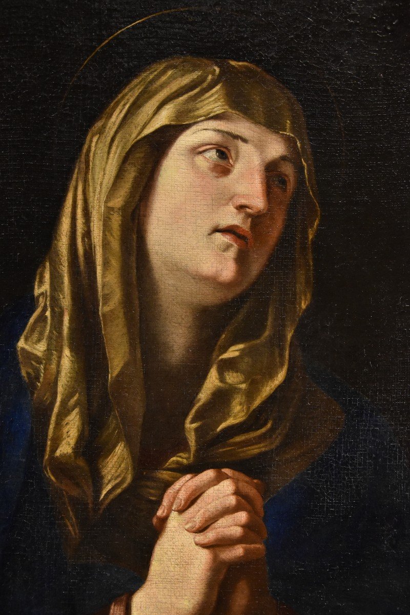 Guido Reni (Bologne, 1575 - 1642) Atelier De,  La Vierge En Prière (ou Mater Dolorosa)-photo-5