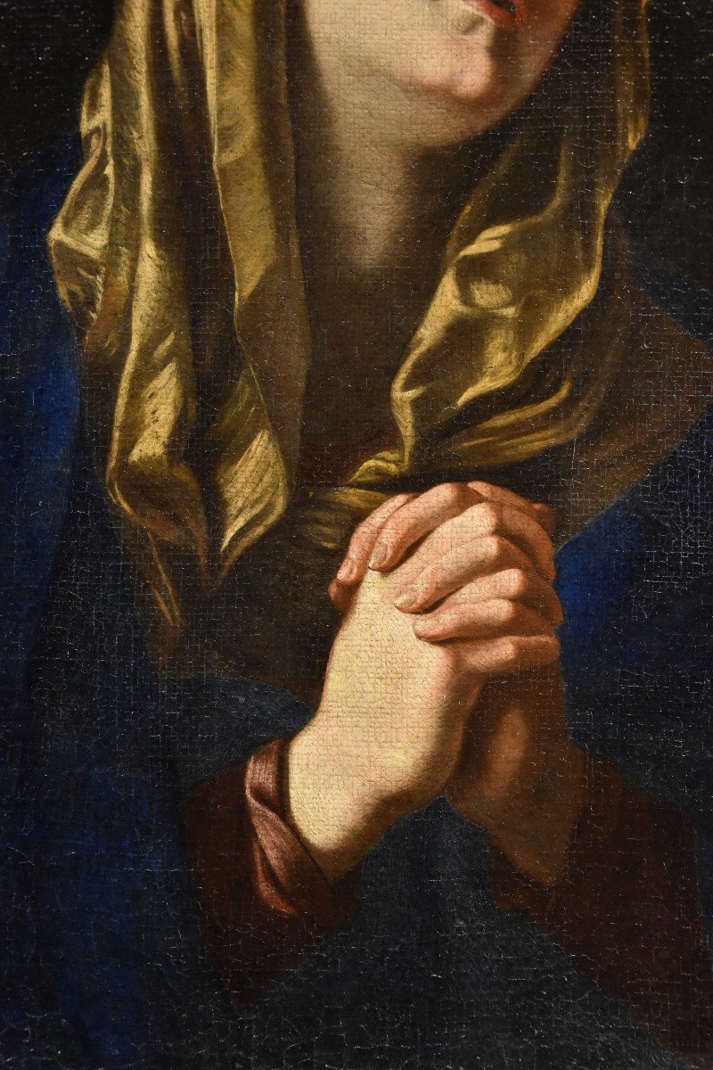 Guido Reni (Bologne, 1575 - 1642) Atelier De,  La Vierge En Prière (ou Mater Dolorosa)-photo-7