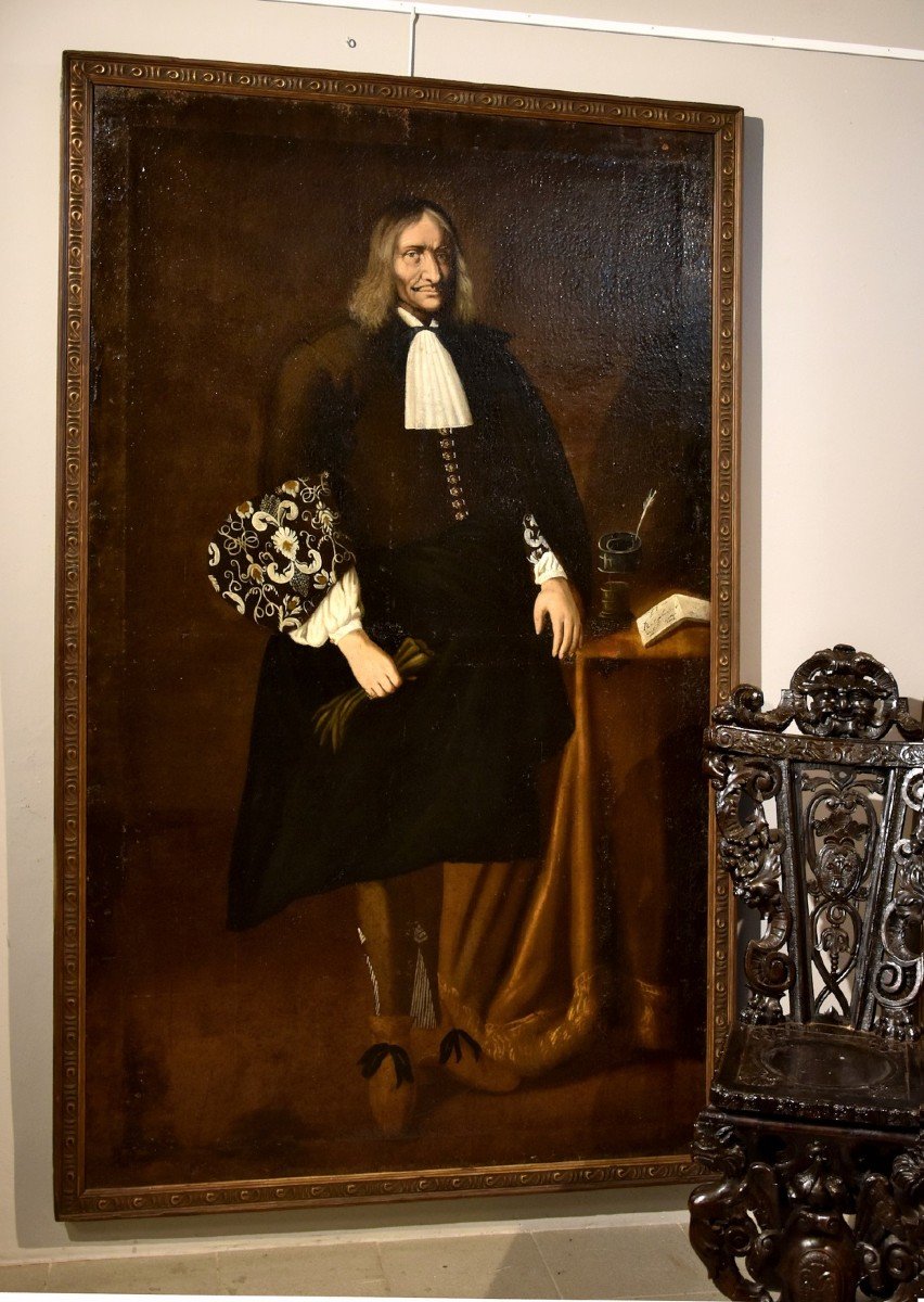 Full-length Portrait Of Giacomo Pesenti, Carlo Ceresa (bergamo 1609 - 1679) Attributable-photo-8