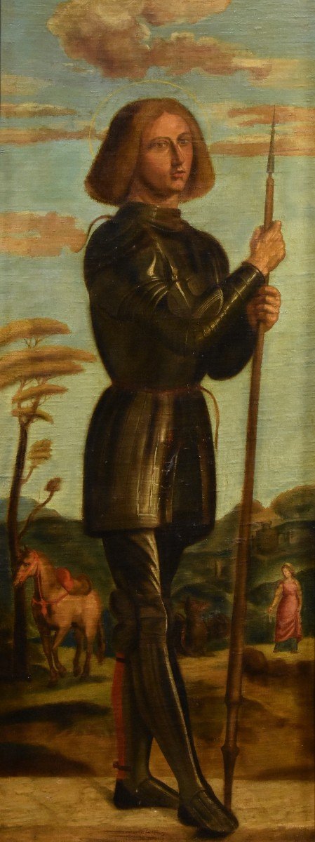 Saint Georges,  Cima Da Conegliano (Conegliano Vers 1449 - Vers 1517) Suiveur-photo-2