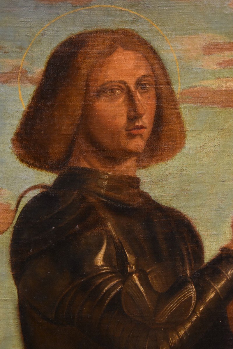 Saint George, Follower Of Cima Da Conegliano  (conegliano C. 1449 - Conegliano C. 1517)-photo-4