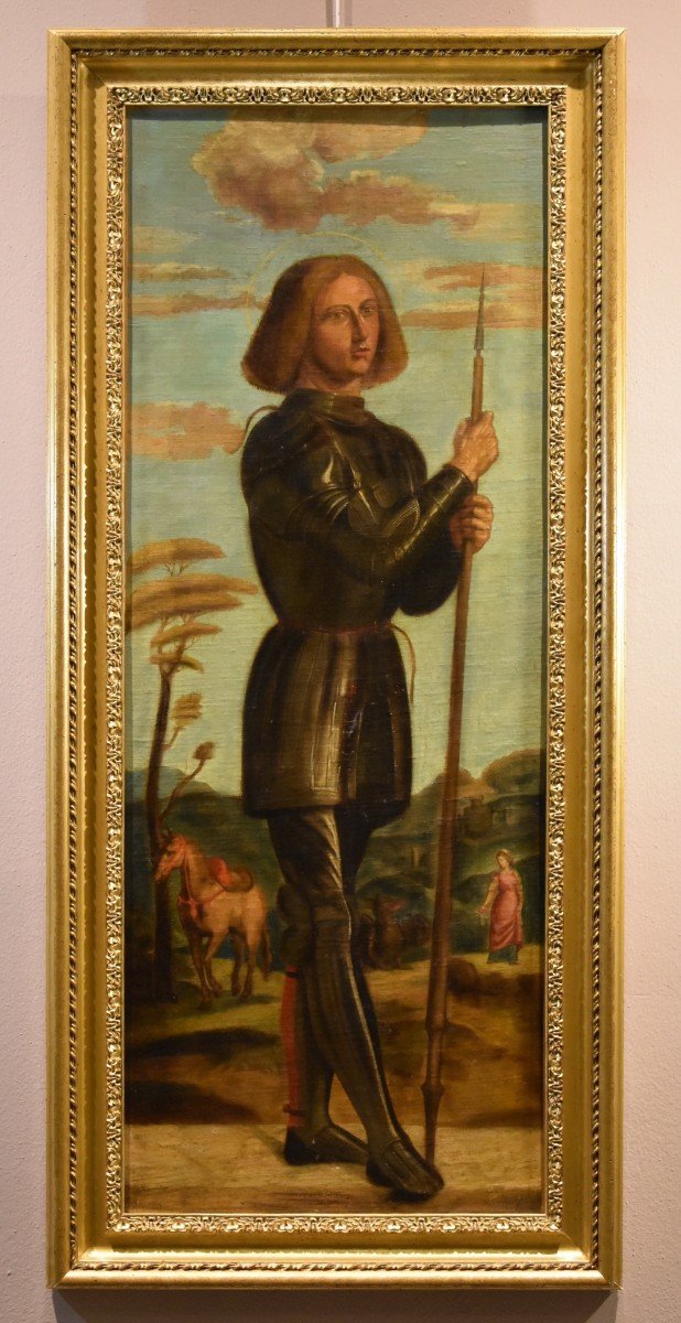 Saint Georges,  Cima Da Conegliano (Conegliano Vers 1449 - Vers 1517) Suiveur