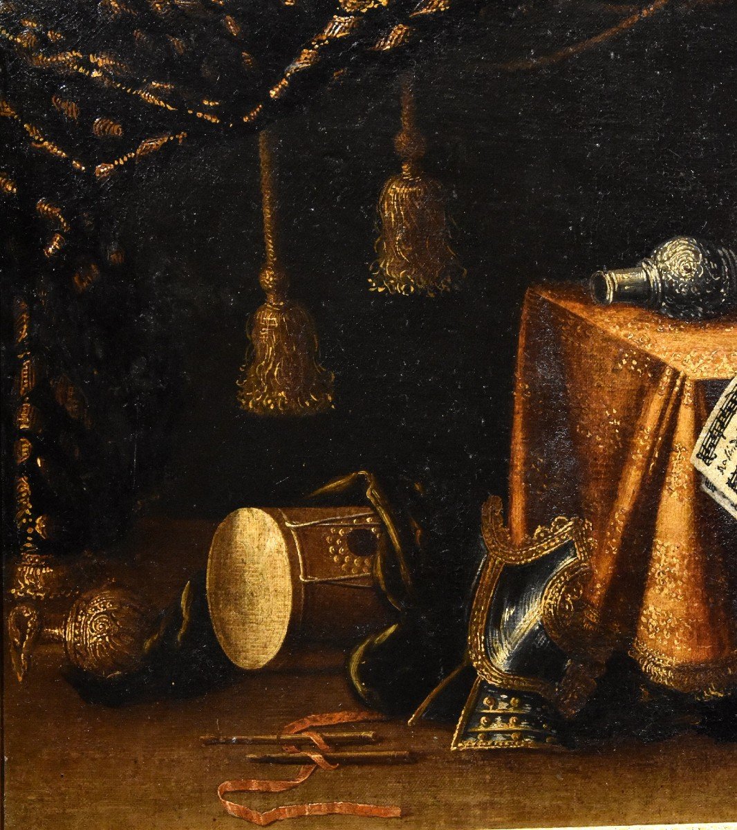 Still Life With Vanitas, Francesco Noletti (malte 1611 - Rome 1654) Atelier/cercle-photo-3