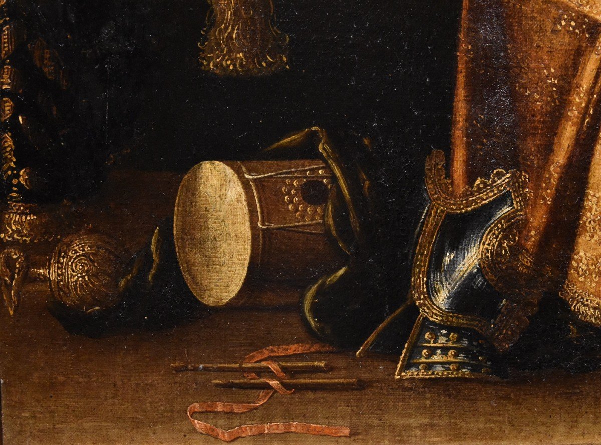 Still Life With Vanitas, Francesco Noletti (malte 1611 - Rome 1654) Atelier/cercle-photo-4