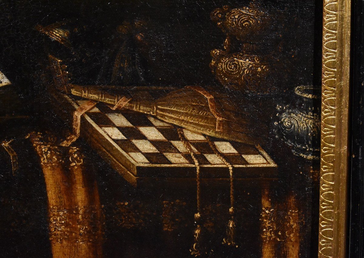 Still Life With Vanitas, Francesco Noletti (malte 1611 - Rome 1654) Atelier/cercle-photo-6