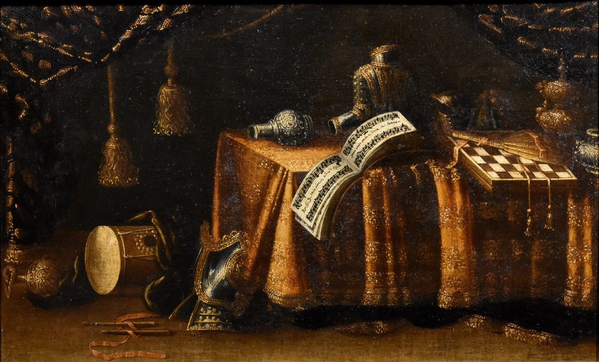 Still Life With Vanitas, Francesco Noletti (malte 1611 - Rome 1654) Atelier/cercle