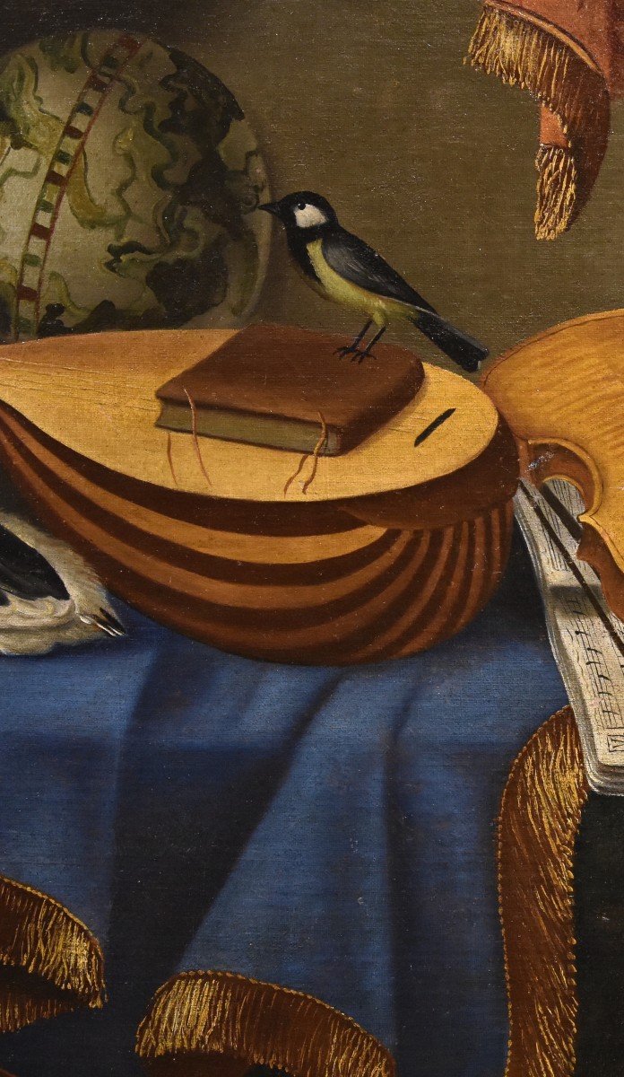 Nature Morte Aux Instruments De Musique, Bonaventura Bettera (Bergame, C. 1663 - 1718)  (1/2)-photo-2