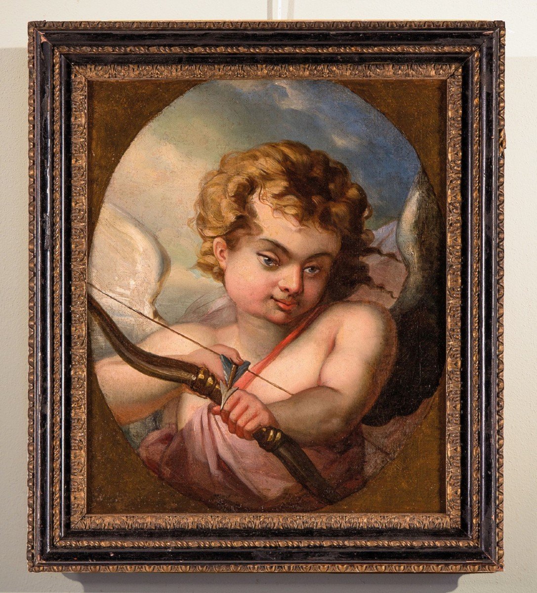 Cupid, French School Of The Entourage Of François Boucher (paris 1703-1770)