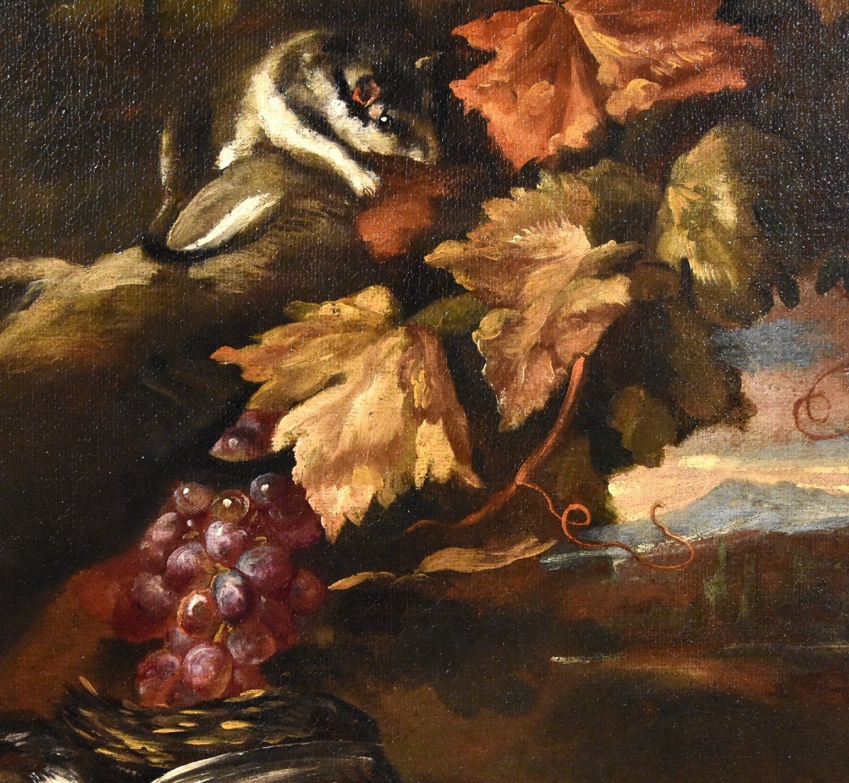 Nature Morte Dans Un Paysage, Giovanni Paolo Castelli, Dit Spadino (rome 1659-1730) Attribuable-photo-6