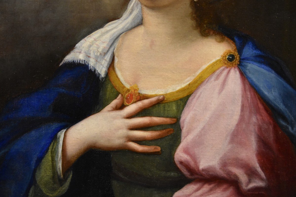 Sainte Cécile Et Deux Angelots, Lucas De La Haye Dit Luca Fiammingo (Nivelles 1612 -Rome 1682) -photo-4