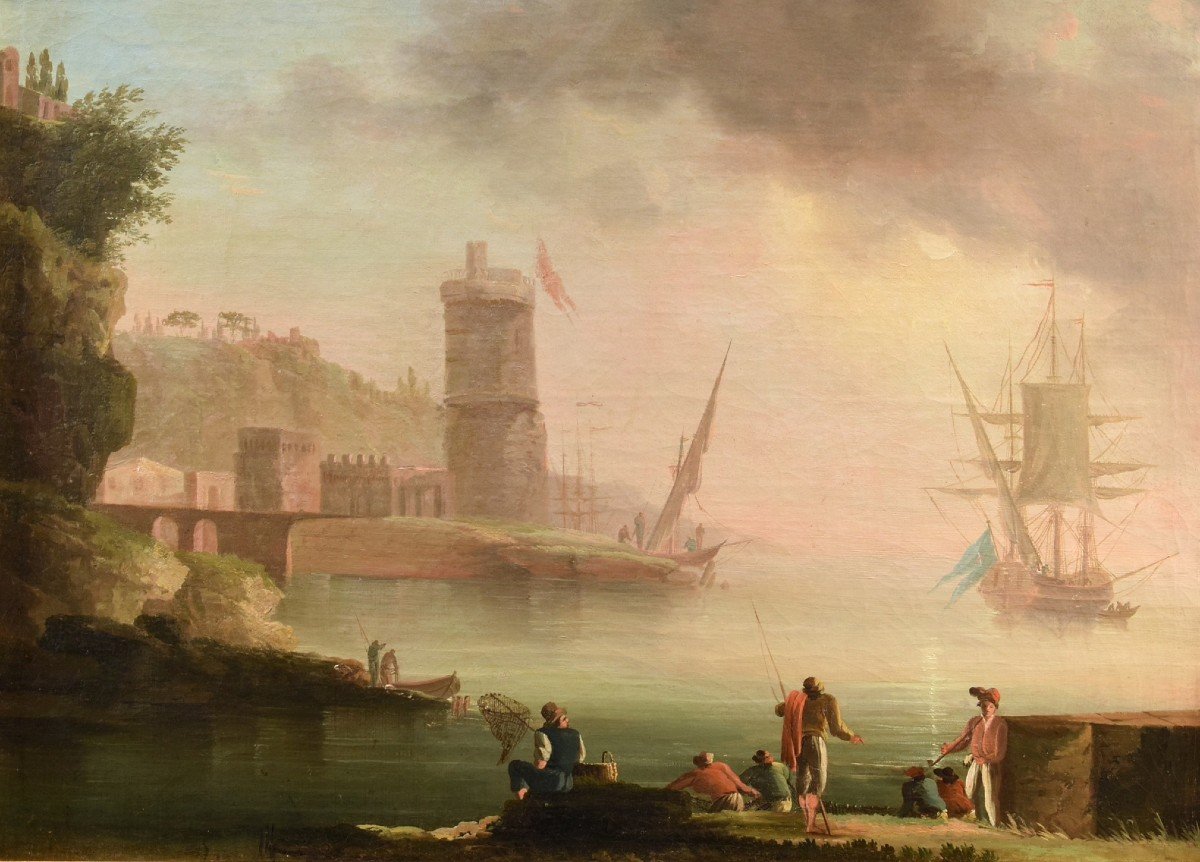 Vue De La Côte Méditerranéenne, Charles François De Marseille (marseille 1700 - Berlin 1782)