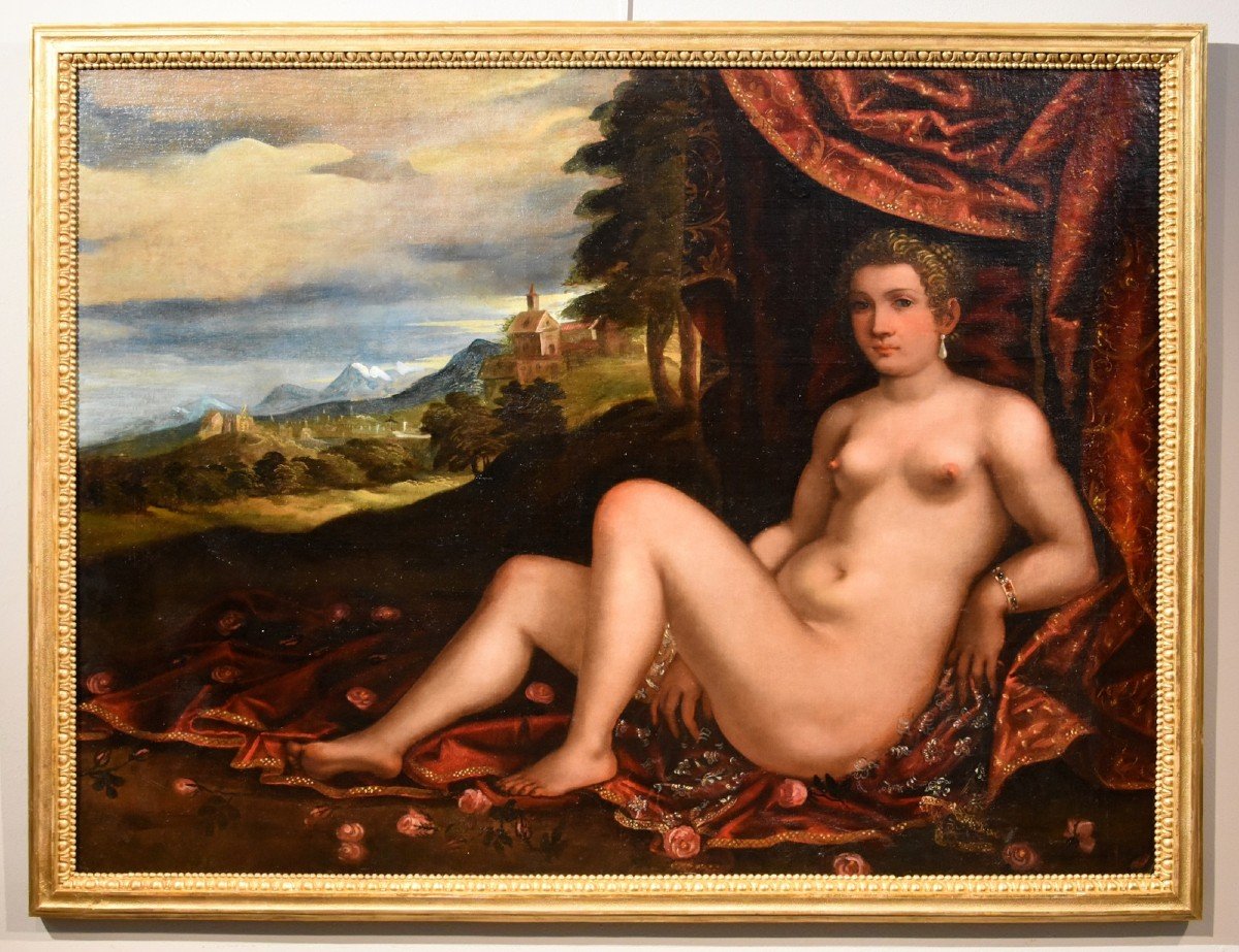 Venus Reclining In A Landscape, Pauwels Franck Dit Paolo Fiammingo (antwerp 1540 - Venice 1596)