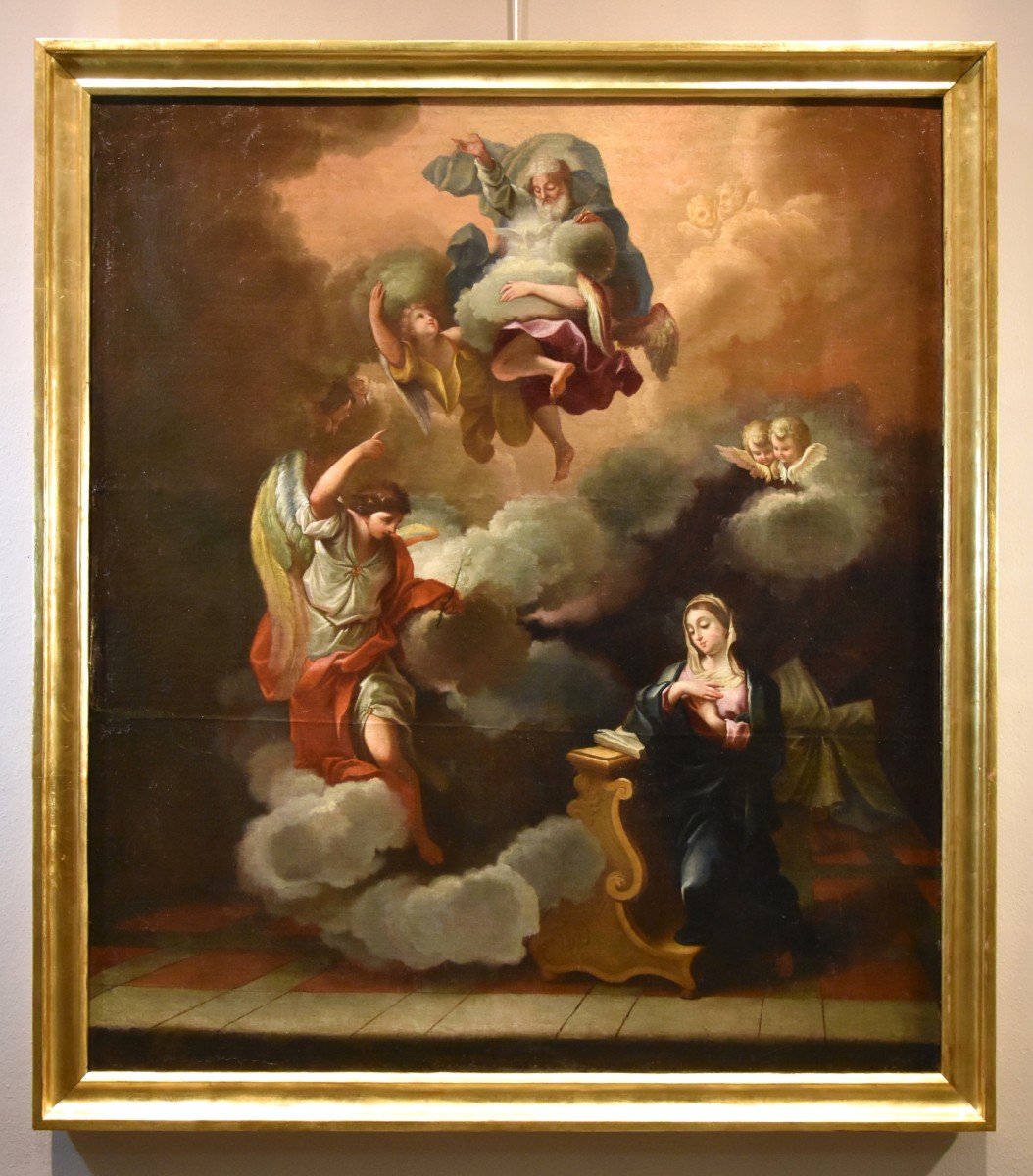 The Annunciation, Luigi Garzi (pistoia, 1638 - Rome, 1721)-photo-2