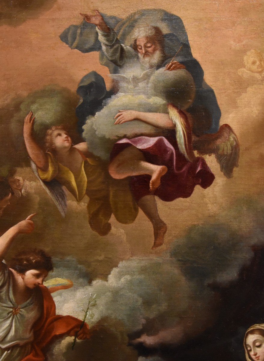 The Annunciation, Luigi Garzi (pistoia, 1638 - Rome, 1721)-photo-3