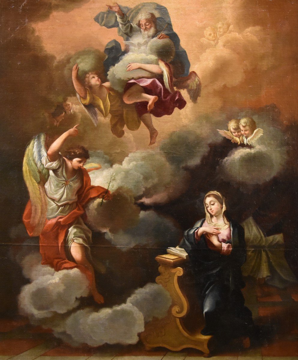 The Annunciation, Luigi Garzi (pistoia, 1638 - Rome, 1721)-photo-1