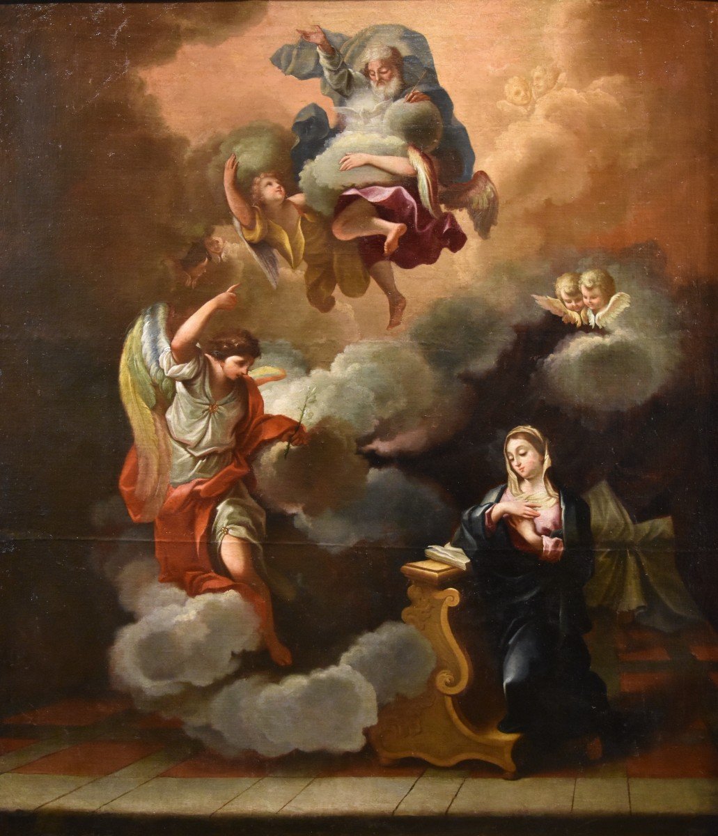 The Annunciation, Luigi Garzi (pistoia, 1638 - Rome, 1721)