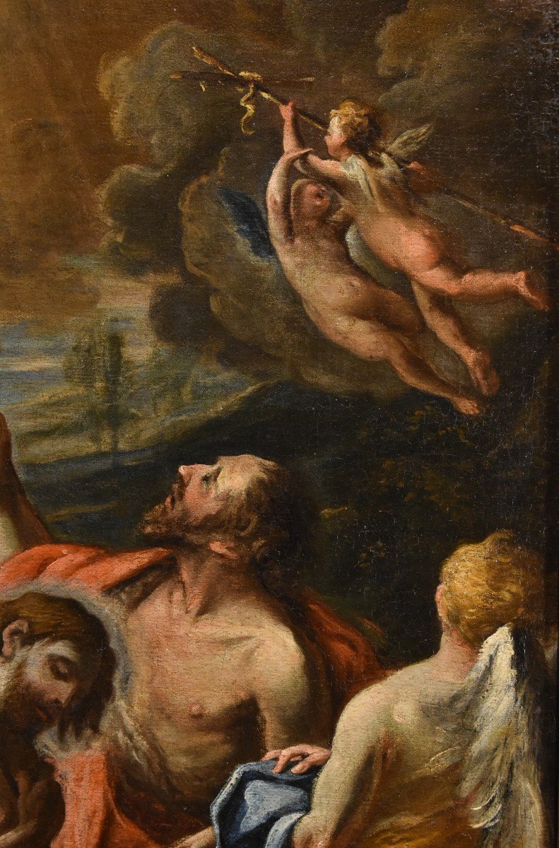 Baptême Du Christ, Atelier De Luca Giordano (Naples, 1634 - 1705)-photo-6