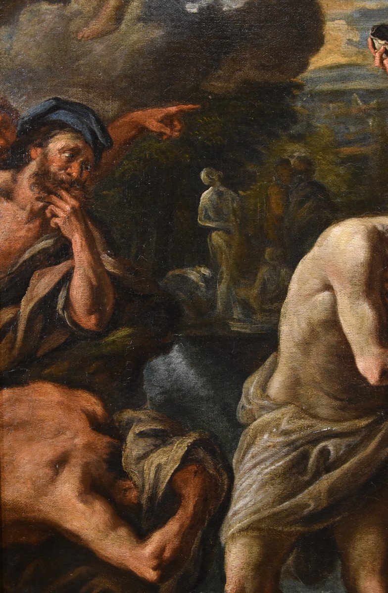 Baptême Du Christ, Atelier De Luca Giordano (Naples, 1634 - 1705)-photo-7