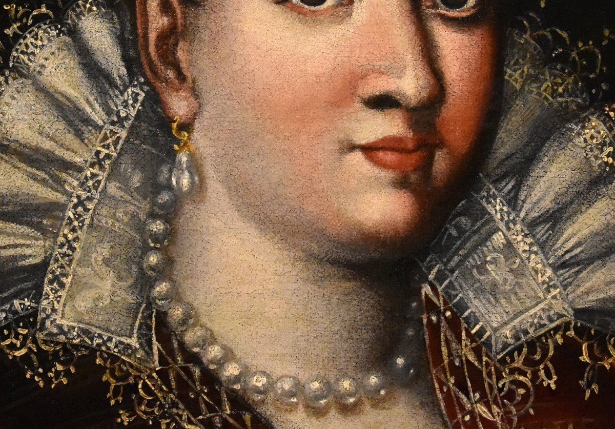 Portrait De La Grande-duchesse Bianca Cappello, Scipione Pulzone Dit Il Gaetano (1544 - 1598)-photo-3