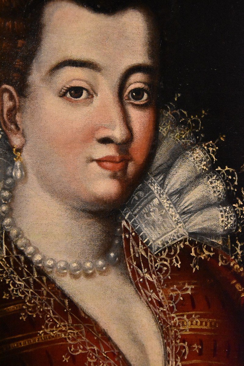 Portrait De La Grande-duchesse Bianca Cappello, Scipione Pulzone Dit Il Gaetano (1544 - 1598)-photo-3