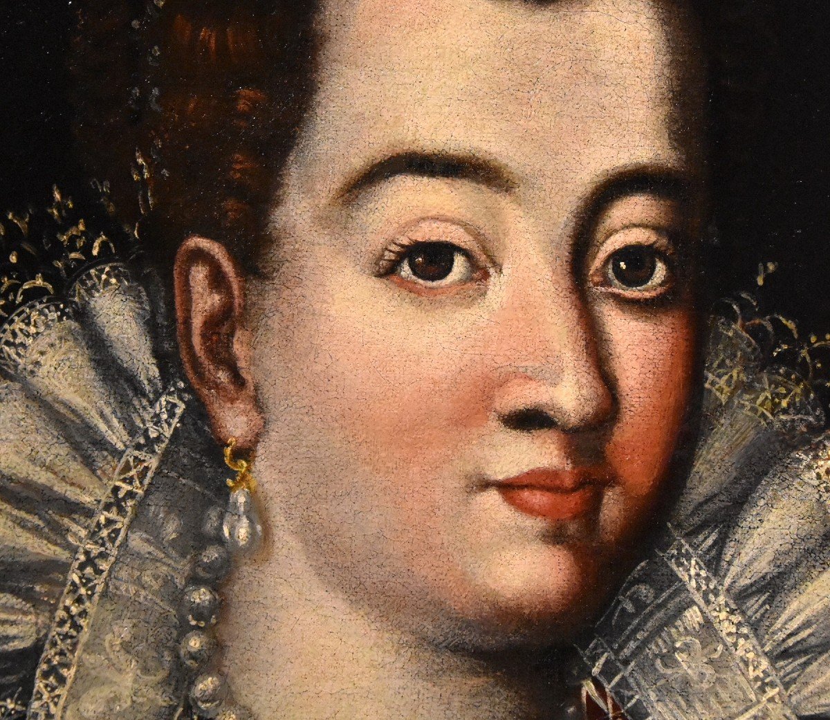 Portrait De La Grande-duchesse Bianca Cappello, Scipione Pulzone Dit Il Gaetano (1544 - 1598)-photo-4