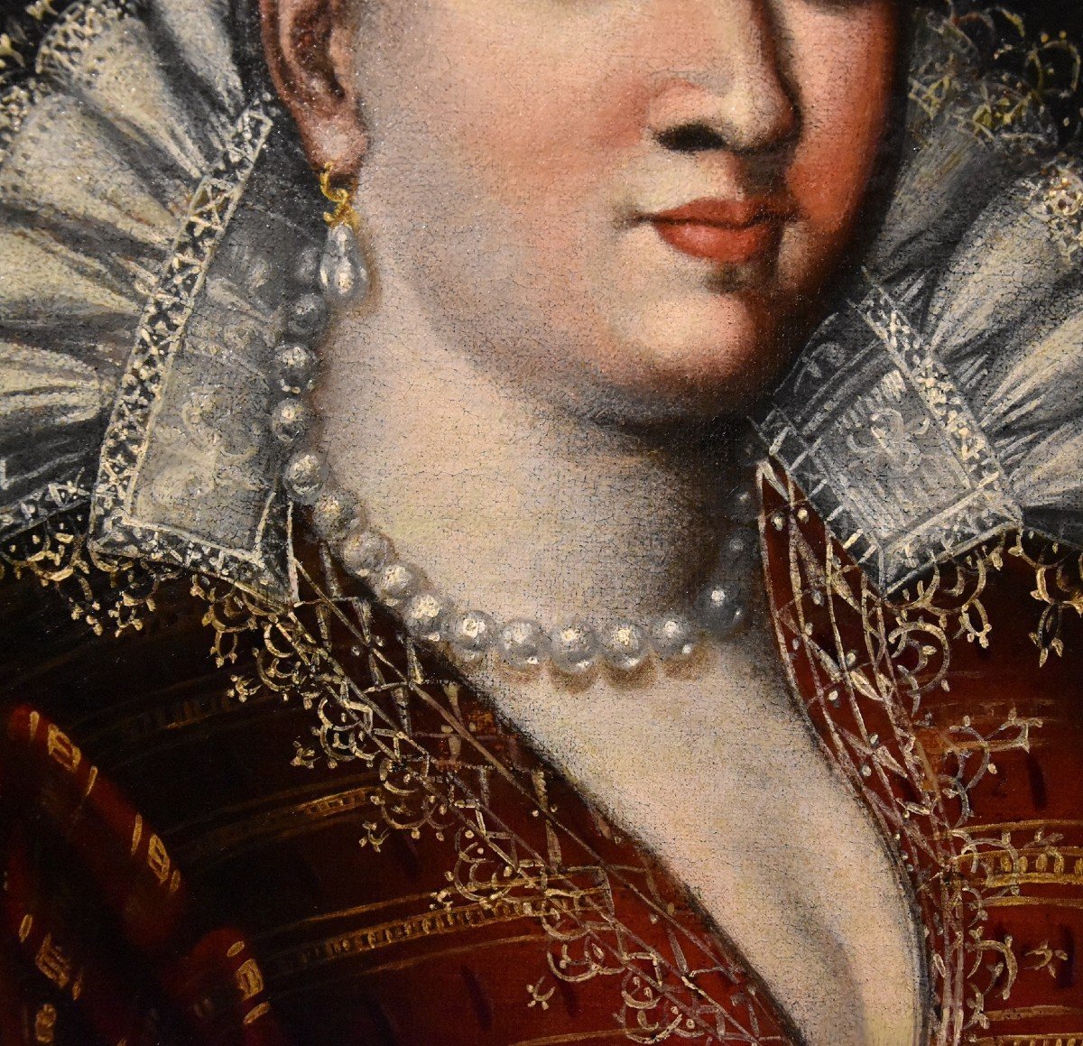 Portrait De La Grande-duchesse Bianca Cappello, Scipione Pulzone Dit Il Gaetano (1544 - 1598)-photo-5