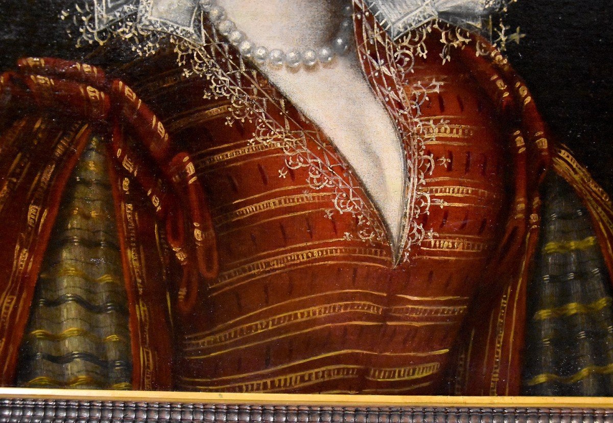 Portrait De La Grande-duchesse Bianca Cappello, Scipione Pulzone Dit Il Gaetano (1544 - 1598)-photo-6