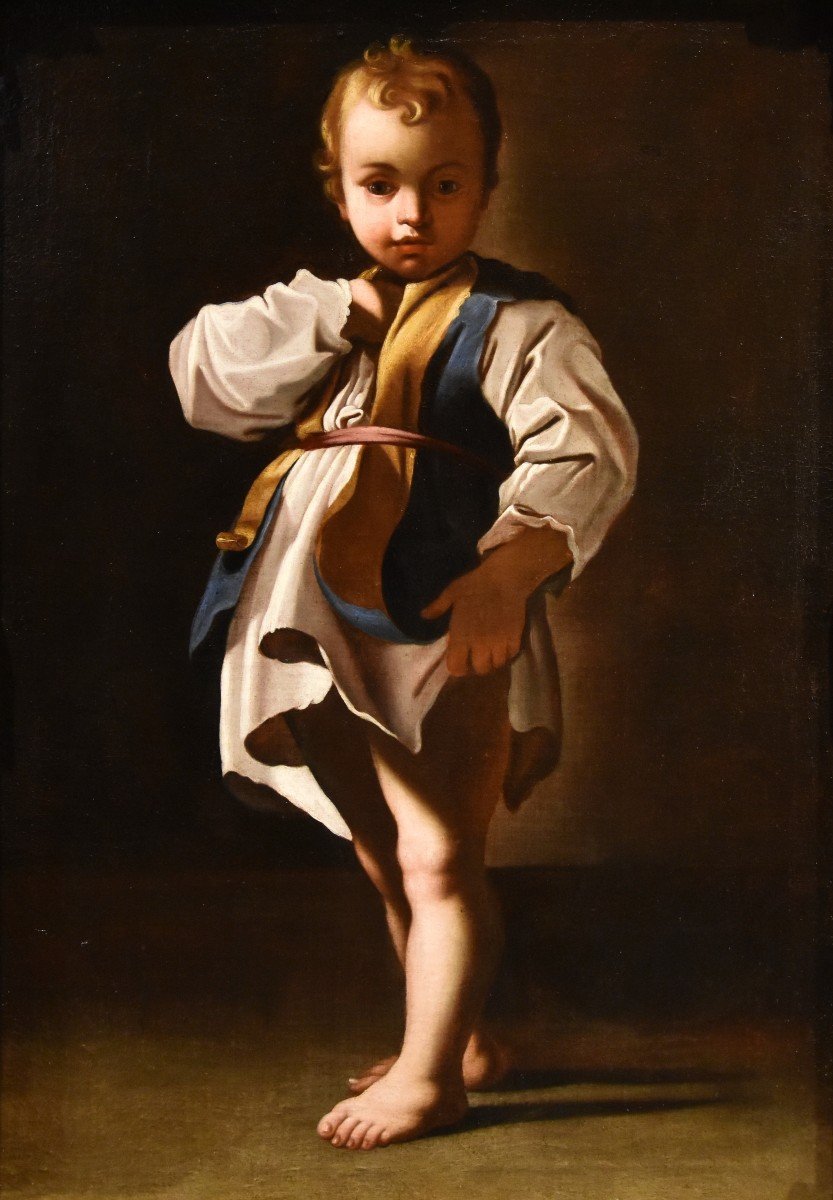 Bartolomeo Schedoni (Modène 1578 - Parme 1615) Atelier, Portrait d'Enfant (Alessandro Farnese?)-photo-2