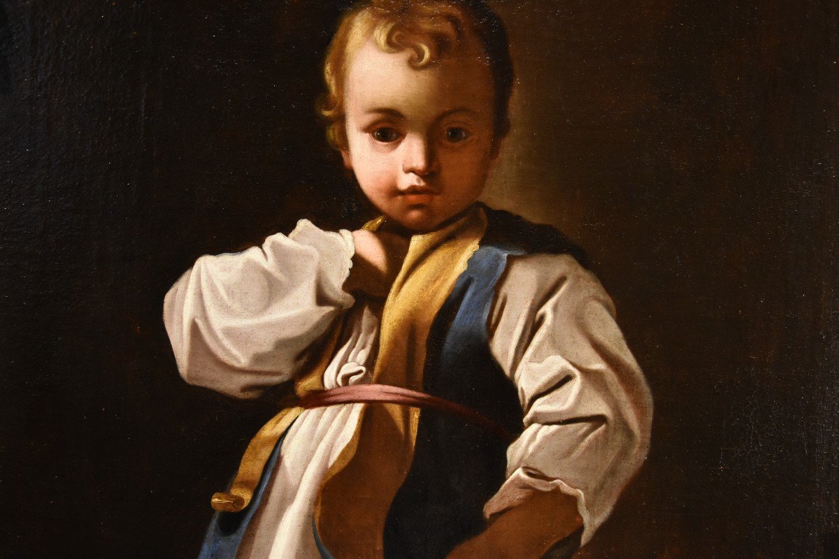 Portrait Of A Child (alessandro Farnese?), Bartolomeo Schedoni (modena 1578 - Parma 1615)-photo-2