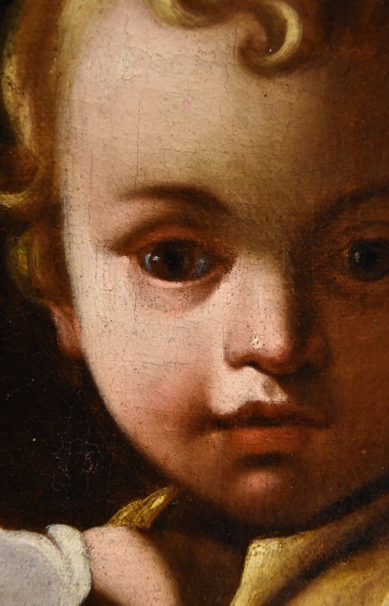 Portrait Of A Child (alessandro Farnese?), Bartolomeo Schedoni (modena 1578 - Parma 1615)-photo-3