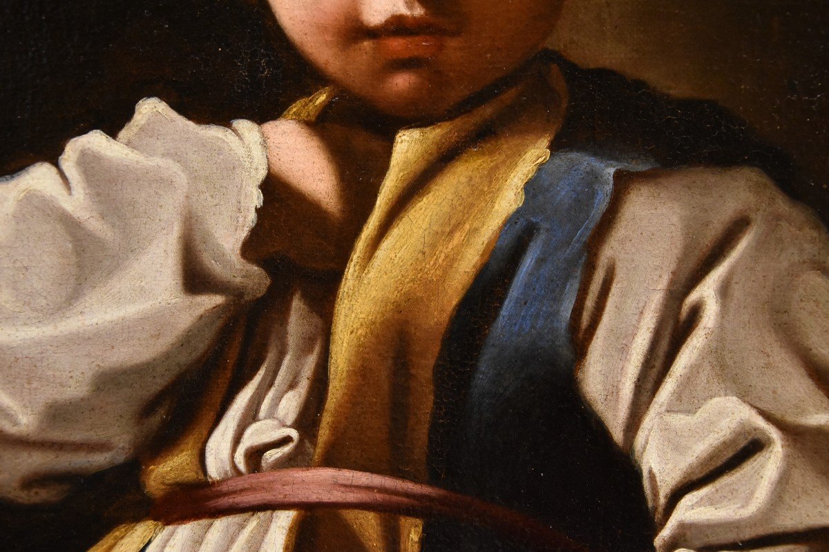 Bartolomeo Schedoni (Modène 1578 - Parme 1615) Atelier, Portrait d'Enfant (Alessandro Farnese?)-photo-5