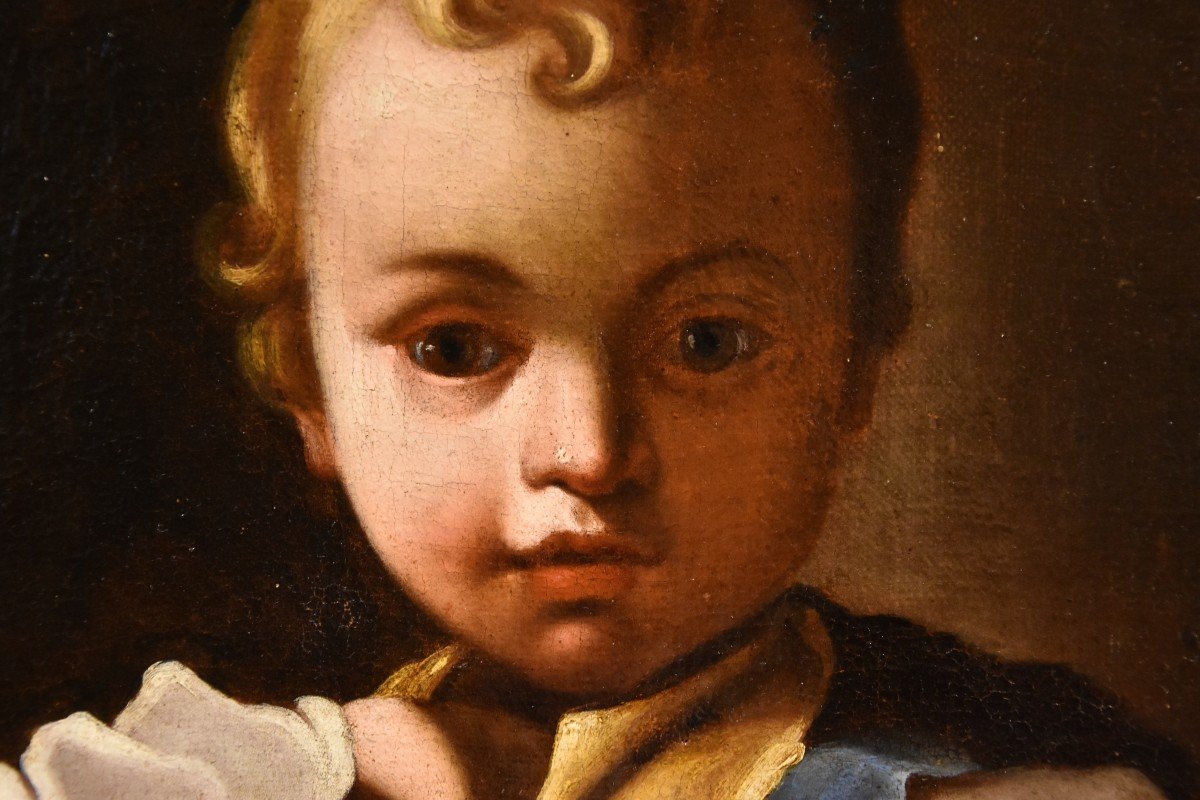 Portrait Of A Child (alessandro Farnese?), Bartolomeo Schedoni (modena 1578 - Parma 1615)-photo-6