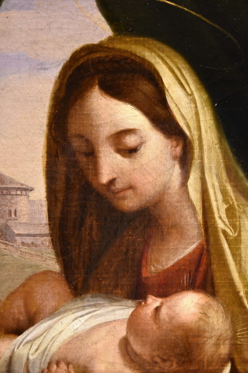 Carlo Maratta (Camerano 1625 - Rome, 1713), Vierge à l'Enfant-photo-3