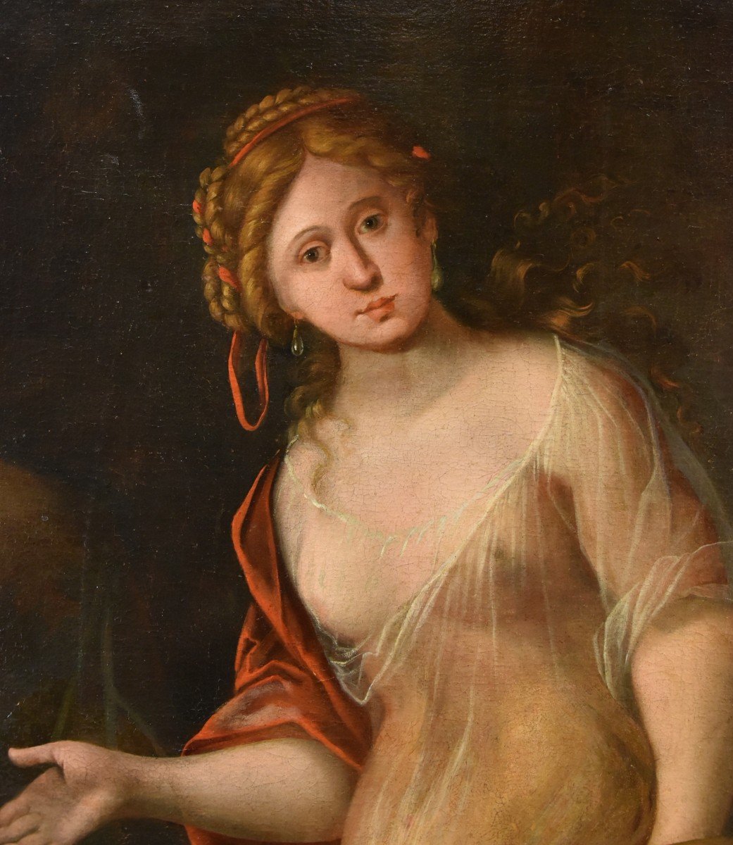 Mattheus Terwesten (la Haye, 1670 - 1757), Jeune Femme Comme Allégorie De La Peinture-photo-4