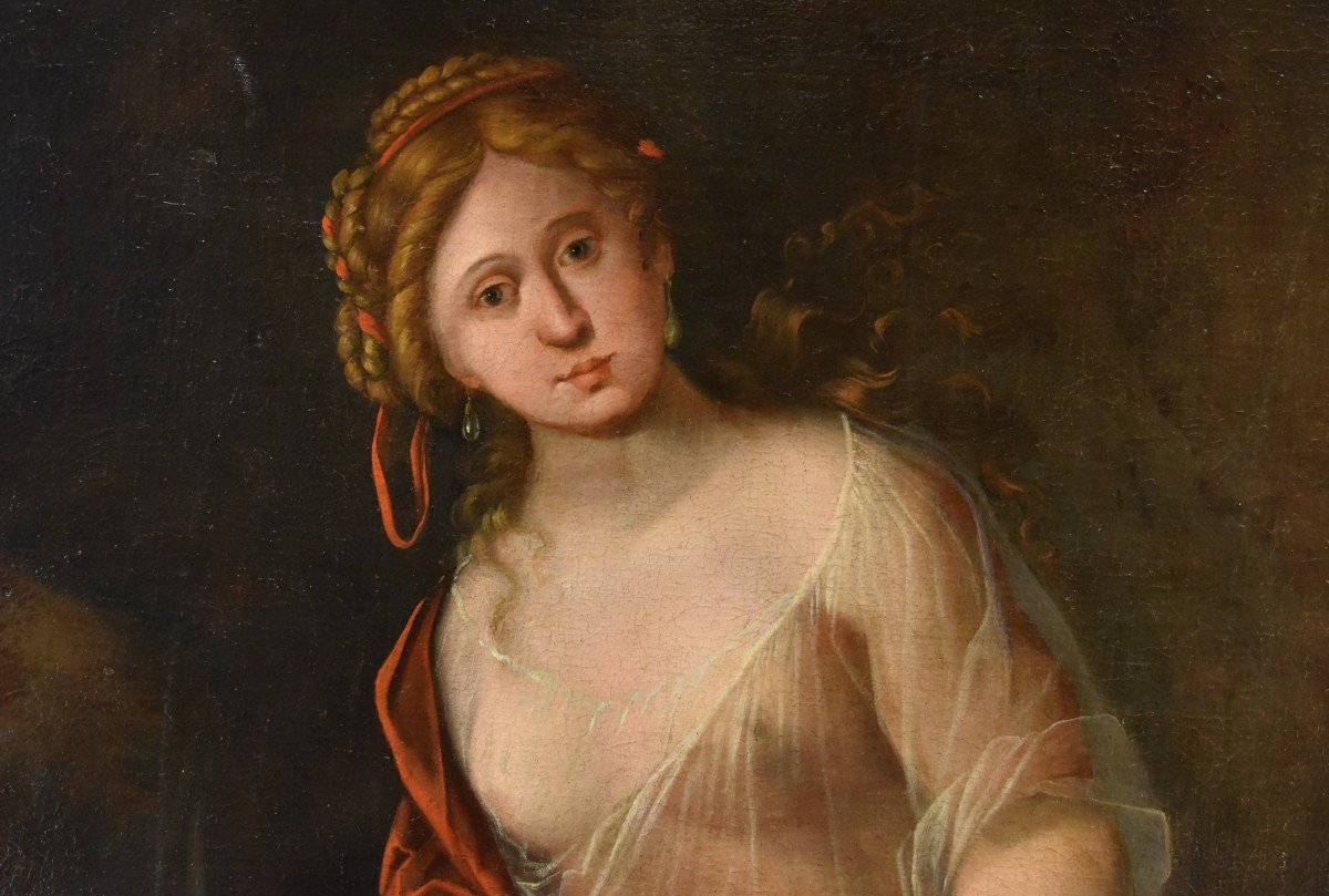 Mattheus Terwesten (la Haye, 1670 - 1757), Jeune Femme Comme Allégorie De La Peinture-photo-2