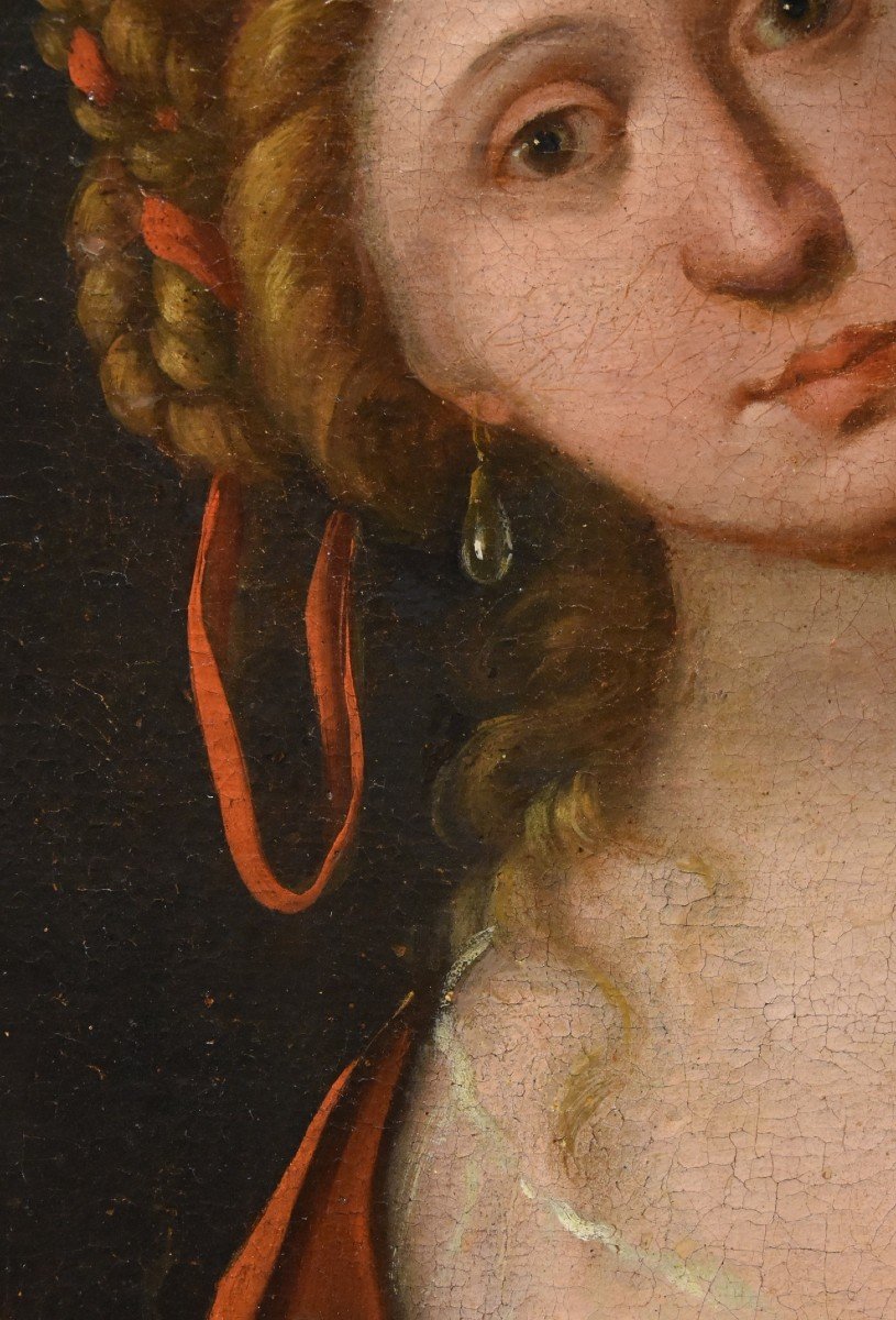 Mattheus Terwesten (la Haye, 1670 - 1757), Jeune Femme Comme Allégorie De La Peinture-photo-4